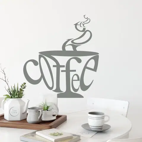 Nálepky na stenu Nálepky na stenu - Káva coffee