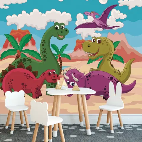 Detské tapety Tapeta svet dinosaurov