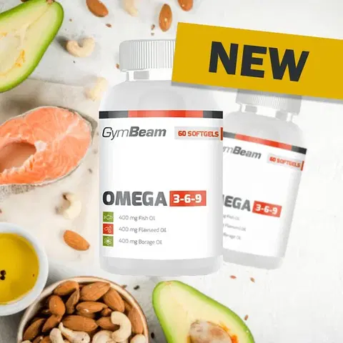 Vitamíny a minerály Omega 3-6-9 - GymBeam 60 softgels