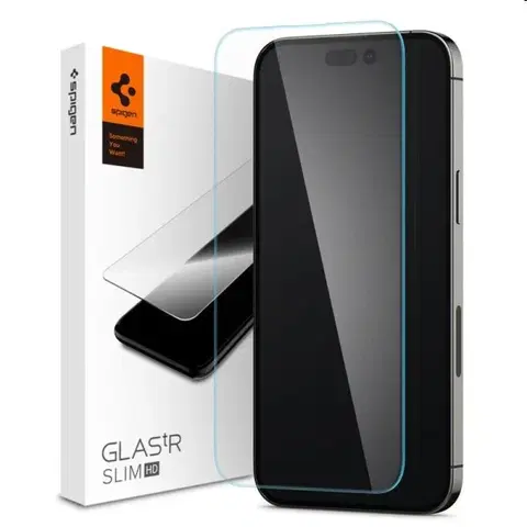 Ochranné fólie pre mobilné telefóny Tvrdené sklo Spigen tR Slim HD pre Apple iPhone 14 Pro AGL05222