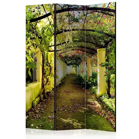 Paravány Paraván Romantic Garden Dekorhome 135x172 cm (3-dielny)