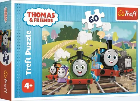 Hračky puzzle TREFL - Puzzle 60 - Tom na výlete / Thomas and Friends