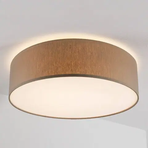 Stropné svietidlá Hufnagel Sivo-hnedé stropné svietidlo Mara, 60 cm