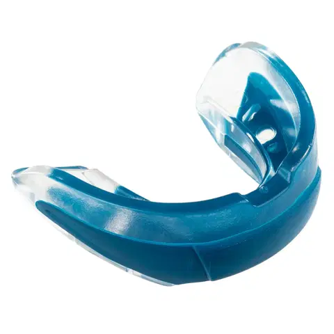 futbal Chránič zubov na rugby R500 veľkosť L modrý (hráči > 1,70 m)