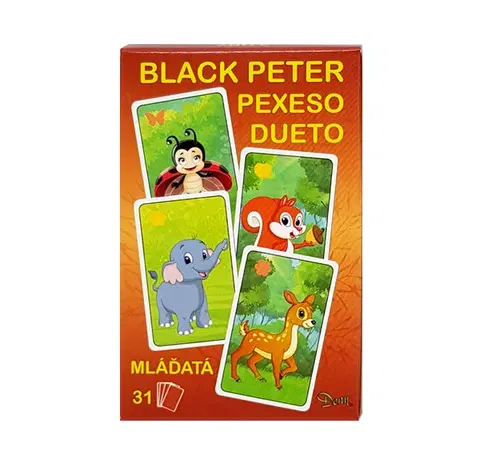 Hračky spoločenské hry - hracie karty a kasíno HYDRODATA - Čierny Peter - MLÁĎAŤÁ