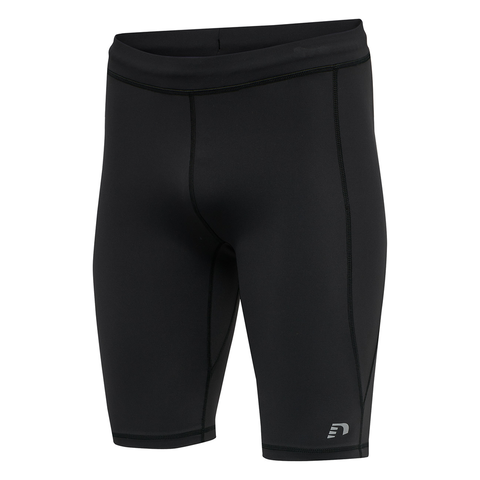 Pánske klasické nohavice Pánske elastické nohavice krátke Newline Core Sprinters Men čierna - XL