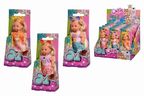 Hračky bábiky SIMBA - Bábika Evička cutie, dp12, Mix Produktov