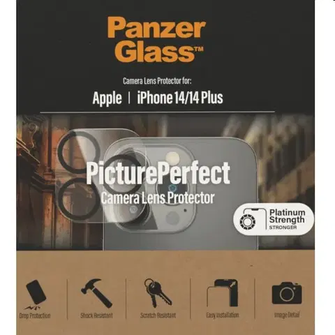 Puzdrá na mobilné telefóny PanzerGlass ochranný kryt objektívu fotoaparátu pre Apple iPhone 14, 14 Plus 0399