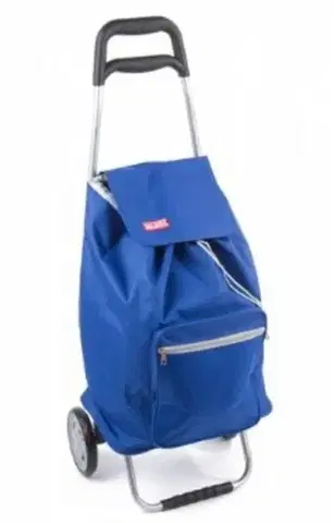 Nákupné tašky a košíky Kinekus Taška nákupná na kolieskach CARGO modrá