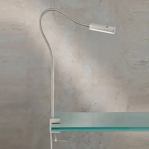 Stolové lampy s klipom FISCHER & HONSEL Svietidlo Raik LED s ovládaním gestami, 60 cm