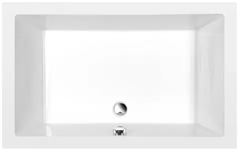 Vane POLYSAN - DEEP hlboká sprchová vanička obdĺžnik 120x75x26cm, biela 71564