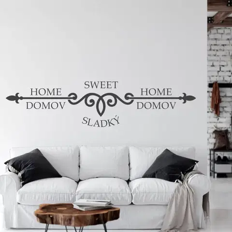 Nálepky na stenu Nálepka na stenu - Home sweet home