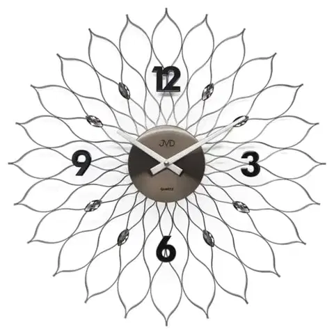 Hodiny Nástenné dekoračné hodiny JVD HT115.3, 49cm medená