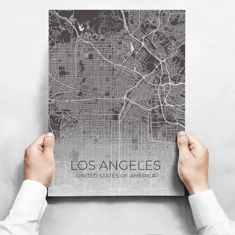 Moderné obrazy Obrazy na stenu - Map of Los Angeles