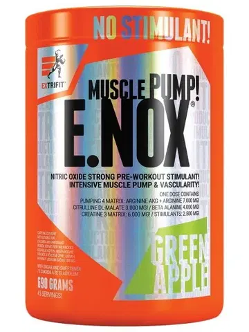 Práškové pumpy Muscle Pump E.NOX - Extrifit 690 g Jablko