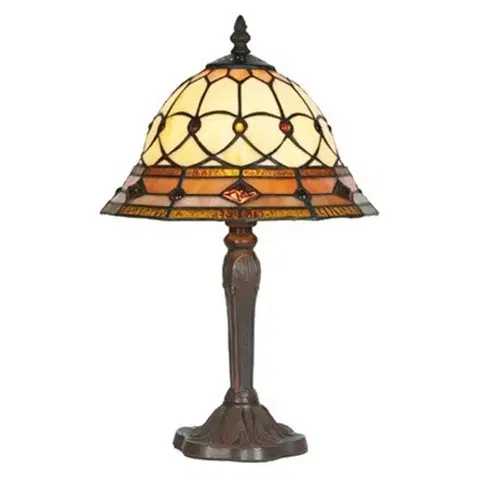Stolové lampy Artistar ANTHEA stolná lampa v štýle Tiffany