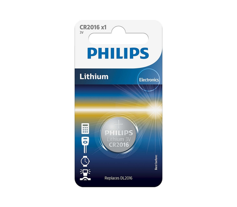 Predlžovacie káble Philips Philips CR2016/01B - Lithiová batéria gombíková CR2016 MINICELLS 3V 