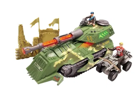 Hračky - dopravné stroje a traktory THE CORPS -  tank Titan s vojakmi 39 cm