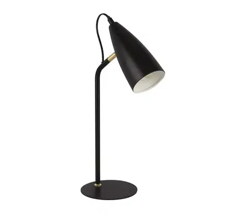 Lampy Searchlight Searchlight EU60970BK - Stolná lampa STYLUS 1xE14/7W/230V čierna 