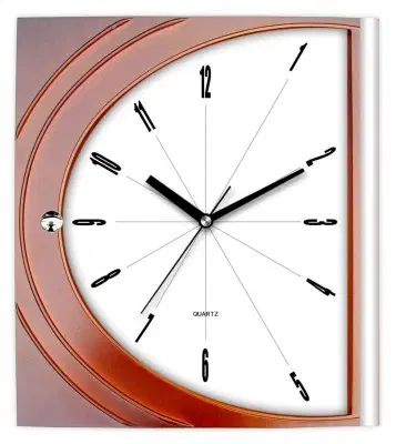Hodiny Nástenné hodiny MPM, 2981.50 - hnedá, 30cm