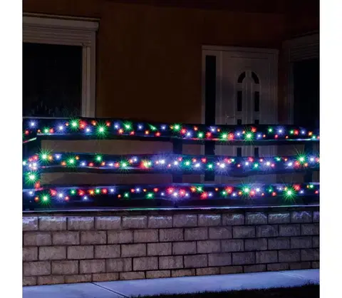 Vianočné dekorácie  LED Vianočná vonkajšia reťaz 500xLED 35m IP44 multicolor 