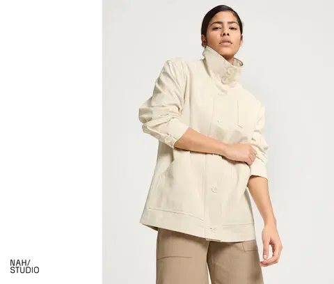 Coats & Jackets NAH/STUDIO parka | nefarbená bavlna