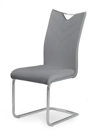 Jedálenské stoličky a kreslá Jedálenská stolička K224 Halmar Sivá