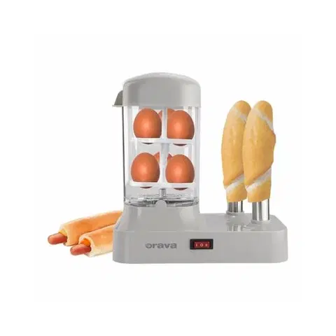 Kuchynské spotrebiče Orava HM-03 GR hotdogovač s možnosťou prípravy vajec