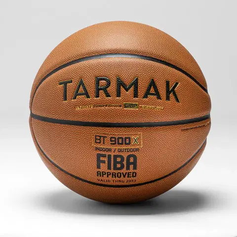 basketbal Basketbalová lopta FIBA veľkosť 7 BT900 Grip Touch oranžová