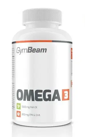 Vitamíny a minerály Omega 3 - GymBeam 120 kaps.