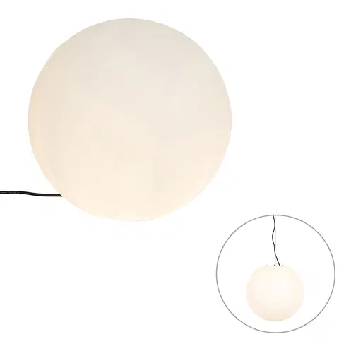 Vonkajsie osvetlenie Moderné vonkajšie svietidlo biele 45 cm IP65 - Nura