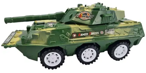 Hračky - dopravné stroje a traktory LAMPS - Obrnené vojenské vozidlo s delom 25cm