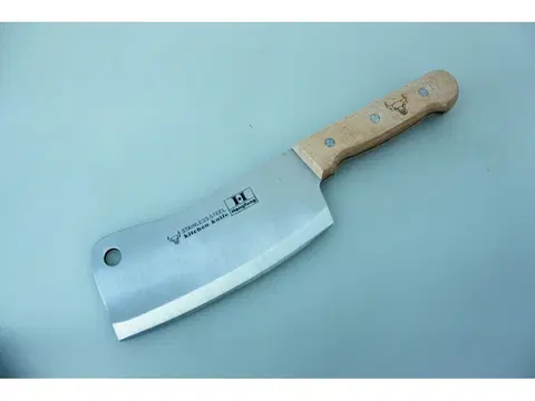 Nože a nožnice, ocielky, stoj. MAKRO - Sekáčik 29x7cm nerez-drevo