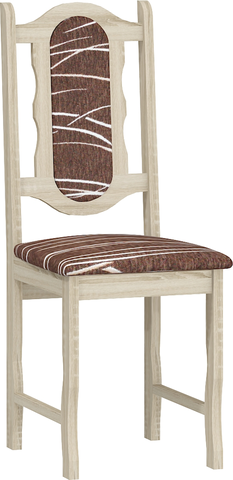 Jedálenské stoličky MEBLOCROSS C jedálenská stolička sonoma svetlá / šenil safari