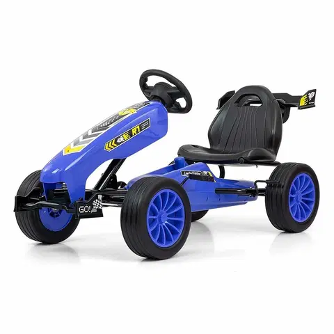Detské vozítka a príslušenstvo Milly Mally Štvorkolka Go-kart Rocket, modrá