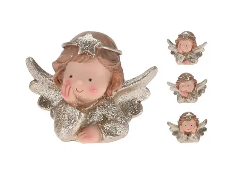 Sošky, figurky - anjeli MAKRO - Anjel 8x5x6cm rôzne druhy