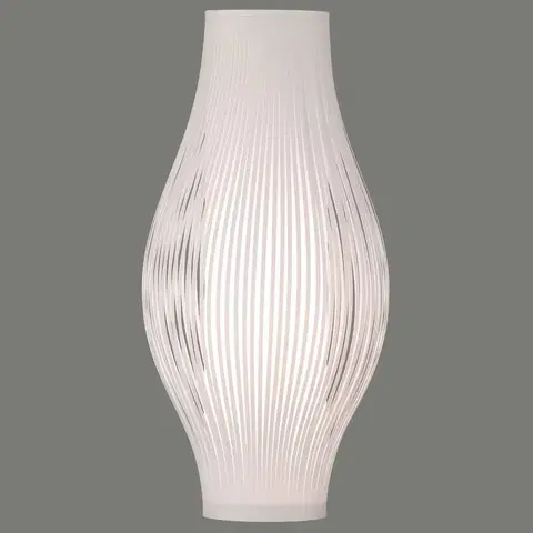 Stolové lampy ACB ILUMINACIÓN Stolná lampa Murta, 71 cm, biela
