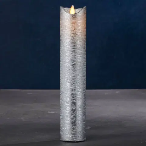 LED sviečky Sirius LED sviečka Sara Exclusive Ag Ø5 cm výška 25cm