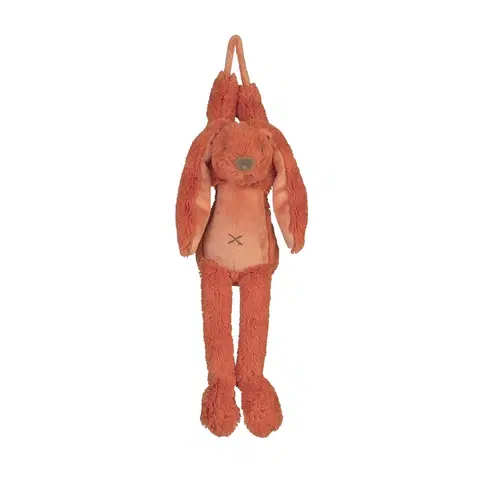 Hudobné hračky HAPPY HORSE - Hudobný Králiček Richie oranžový veľkosť: 34 cm