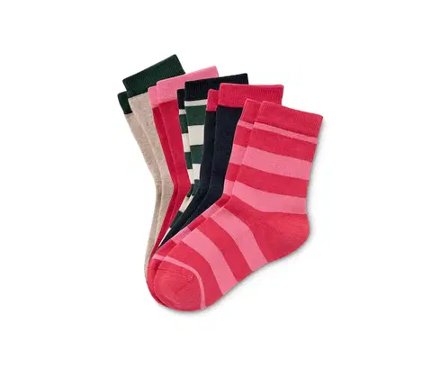 Socks Ponožky, 5 párov, červené