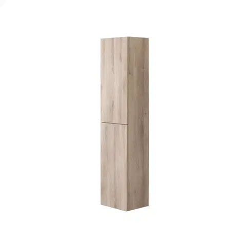 Kúpeľňový nábytok MEREO - Aira, kúpeľňová skrinka 170 cm vysoká, ľavé otváranie, dub Kronberg CN724LN