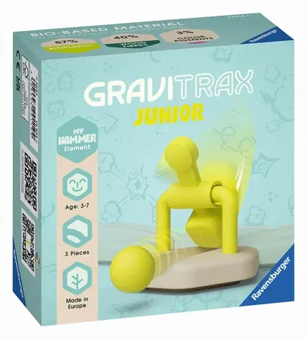 Hračky strategické spoločenské hry RAVENSBURGER - GraviTrax junior kladivo