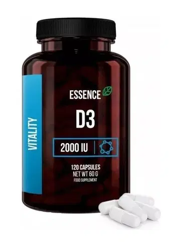 Vitamín D D3 2000 - Essence Nutrition 120 kaps.