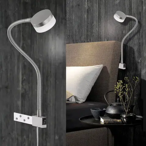 Stolové lampy s klipom FISCHER & HONSEL Nastaviteľná LED svorka svetla Lug