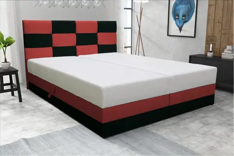 Manželské postele ZORRA čalúnená manželská posteľ 160 x 200 cm, Sawana 14, 13
