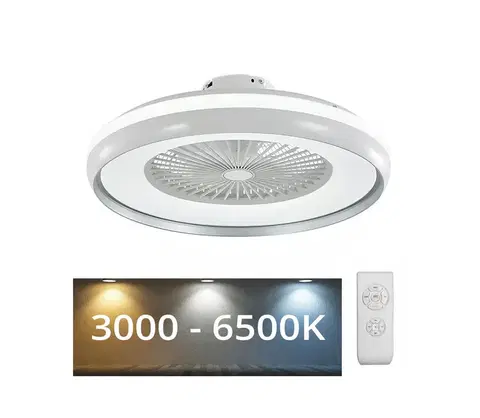 Svietidlá  LED Stropné svietidlo s látorom LED/32W/230V 3000-6500K šedá + DO 