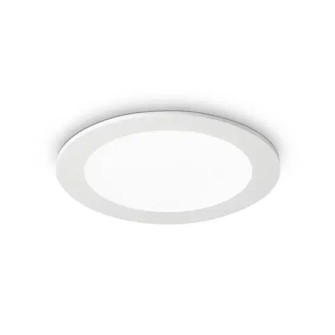 Zapustené svietidlá Ideallux Stropné LED svetlo Groove round 3 000 K 11,8 cm