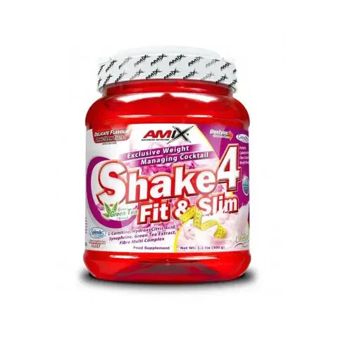 Náhrada stravy AMIX Shake 4 Fit & Slim 1000 g jahoda