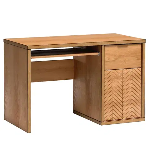 Moderné kancelárske stoly Písací stôl Fonti F14  Dub karamelový