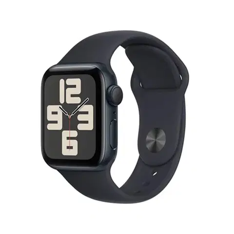 Inteligentné hodinky Apple Watch SE GPS 44mm polnočná , hliníkové puzdro so športovým remienkom polnočná - M/L